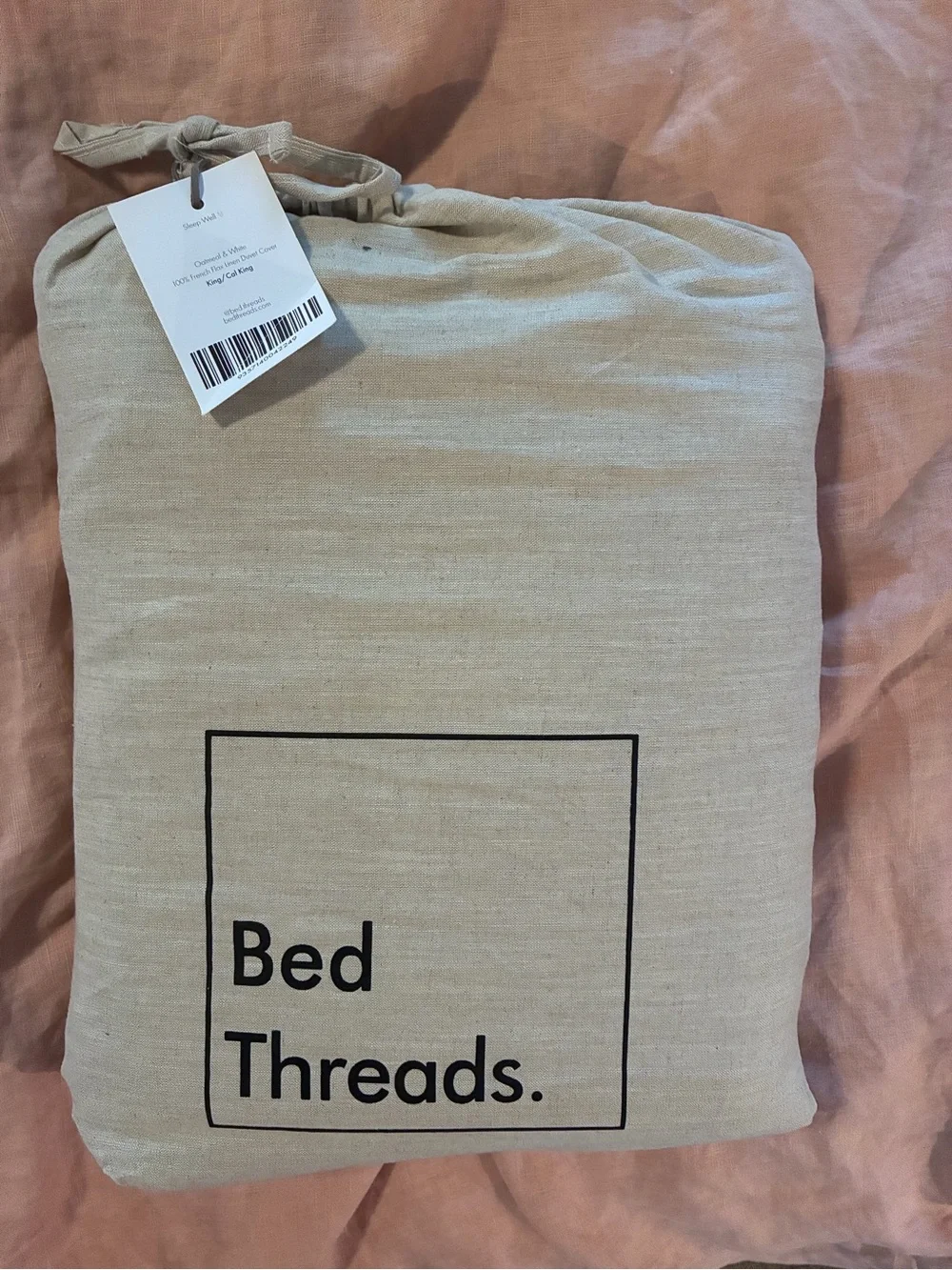 Bed Threads 100% Flax KING / CALI KING Linen Duvet Cover
